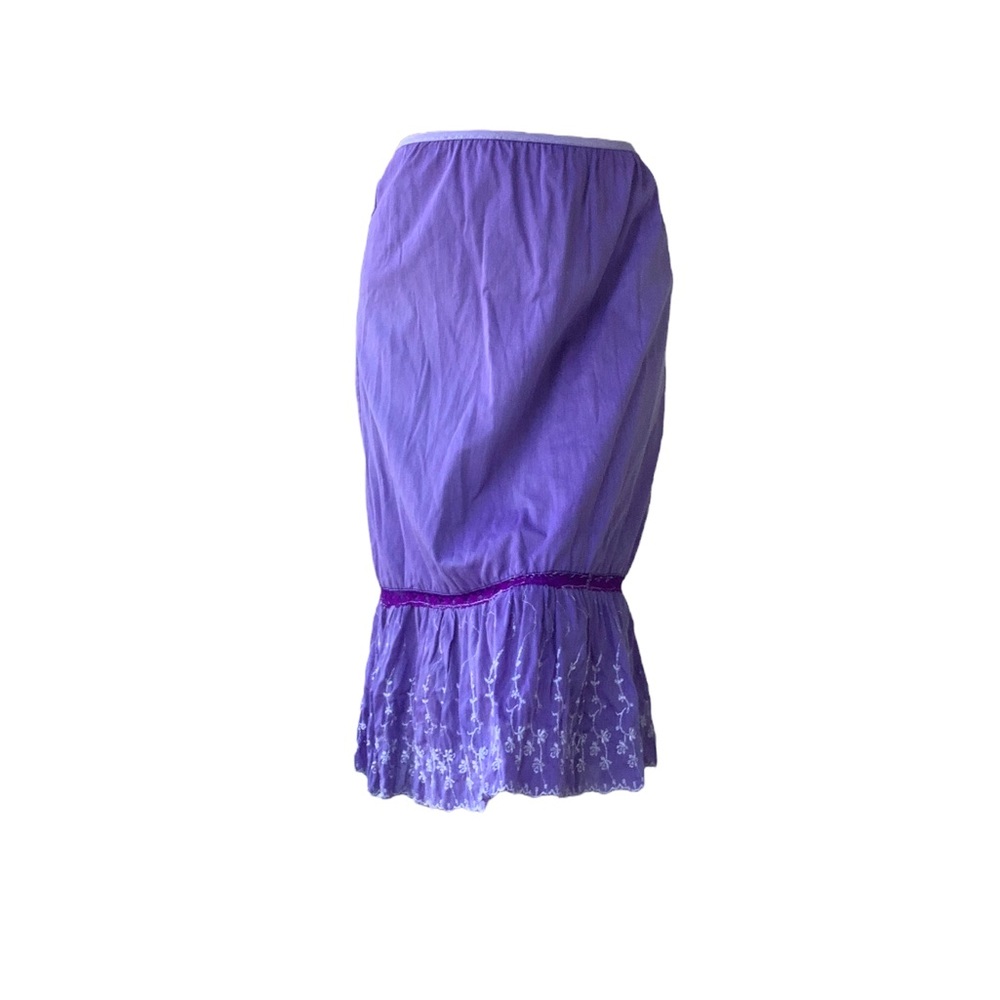 Vintage Purple Hand-Dyed Skirt